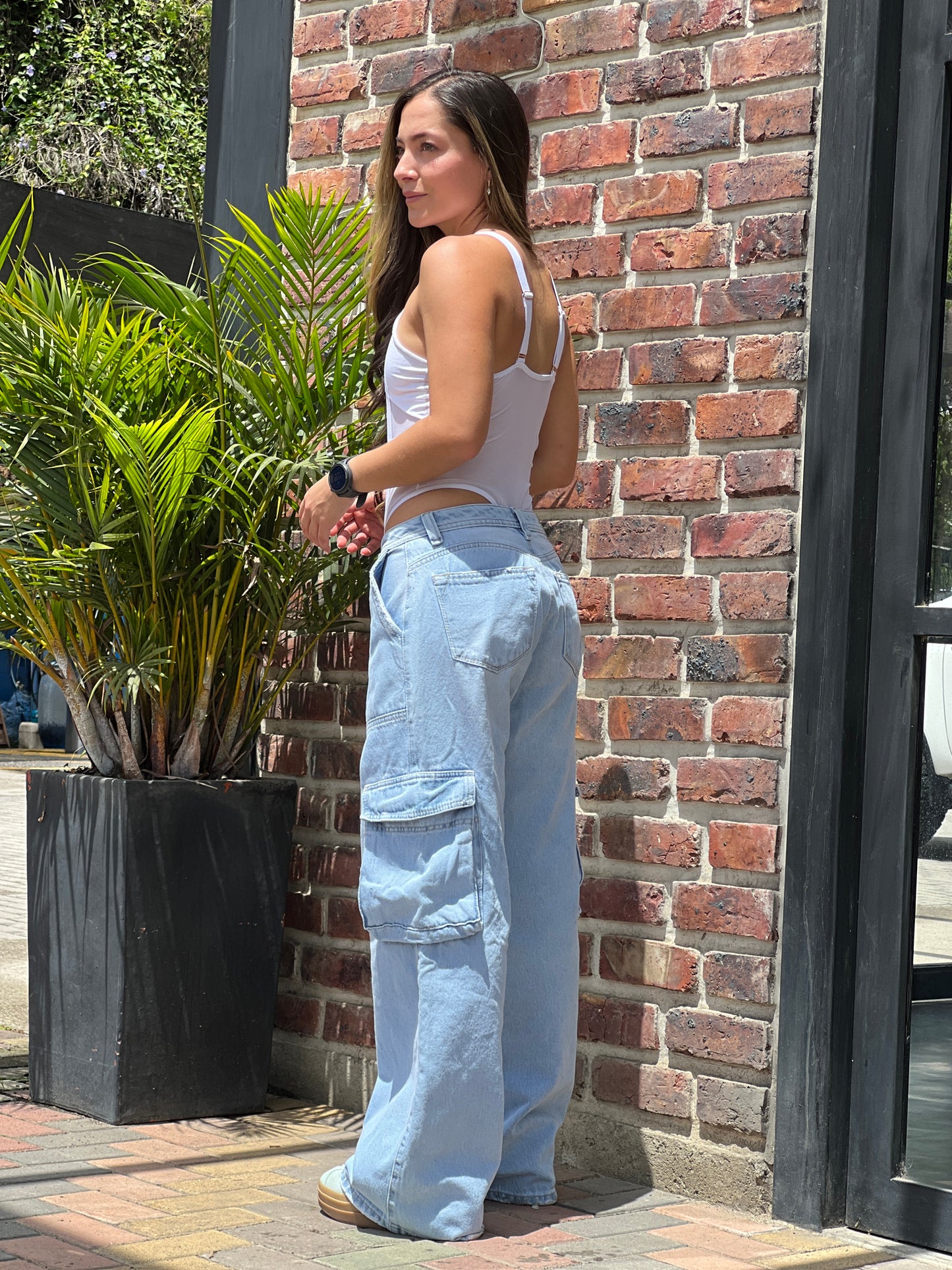 Cargo jeans hielo