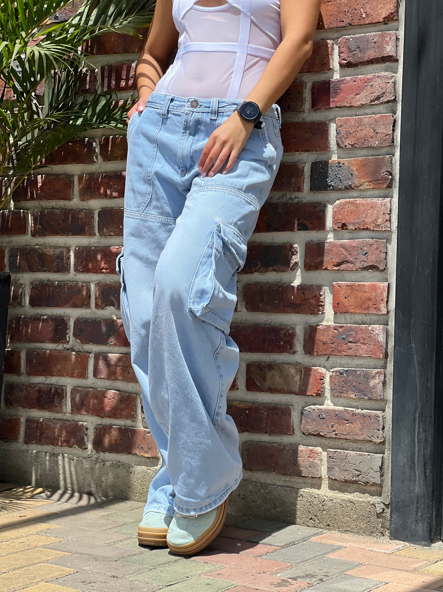 Cargo jeans hielo
