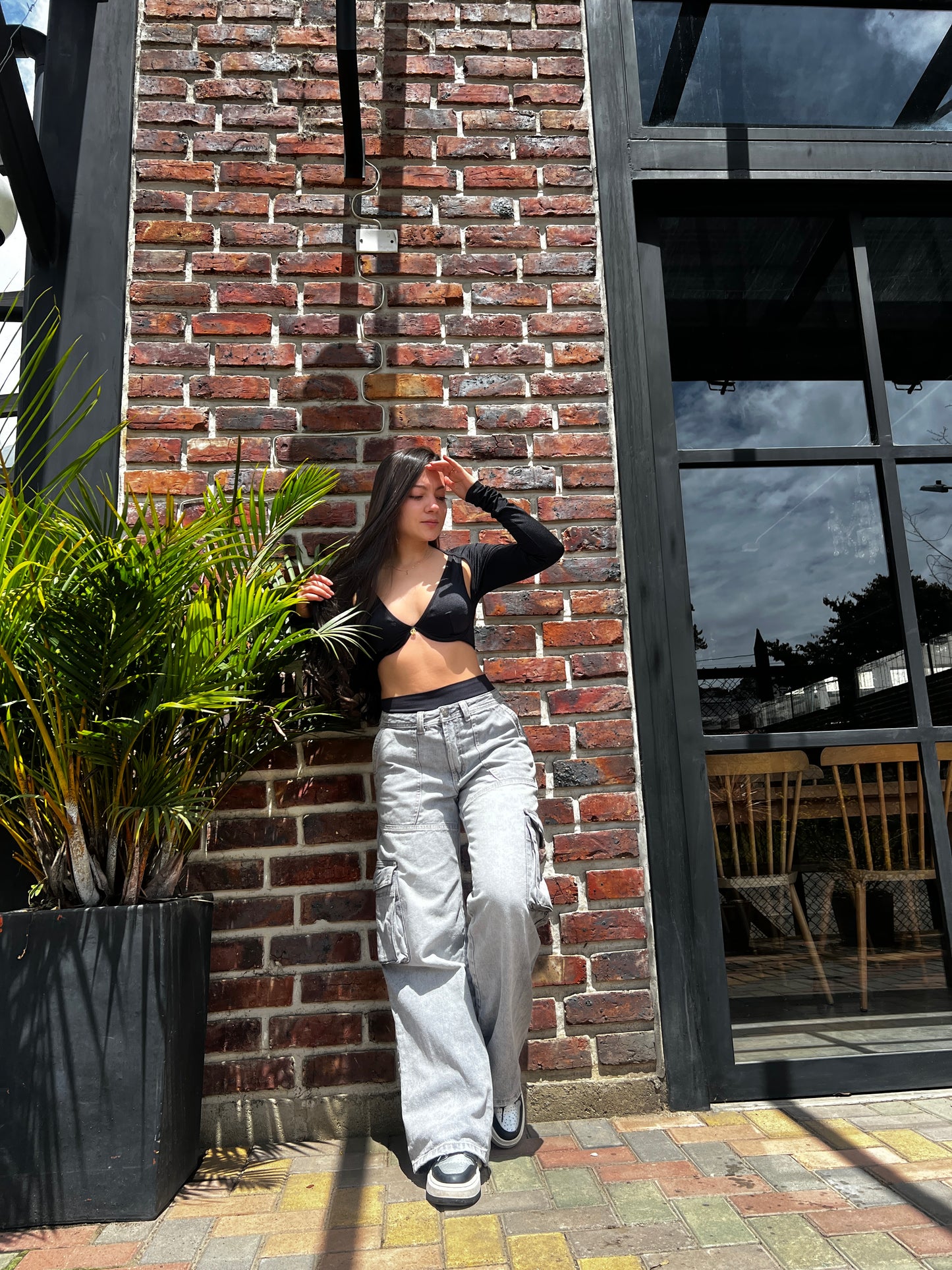 Cargo jeans humo