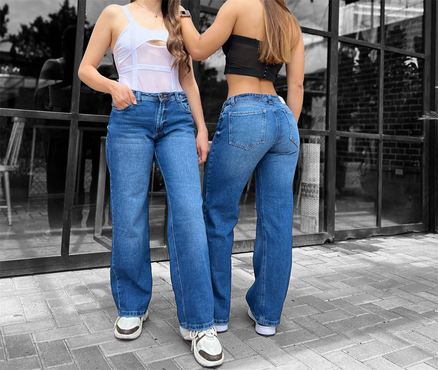 Momfit azul oscuro