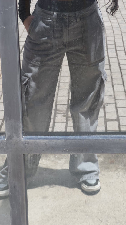 Cargo jeans humo