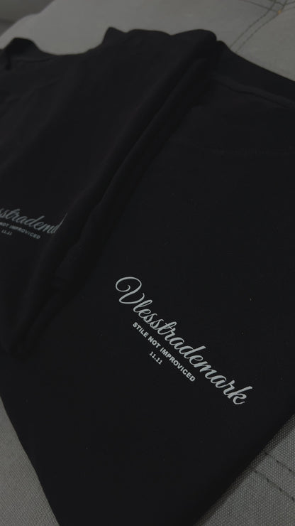 Camiseta oversize negra